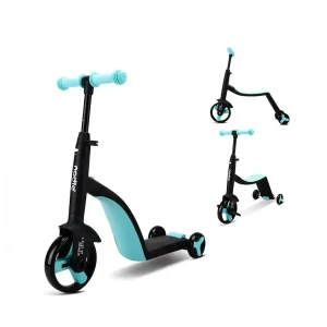 Trotinete 3 em 1 para Crianças – Andar, Bicicleta de Equilíbrio e Trotinete (Idades 2–6)