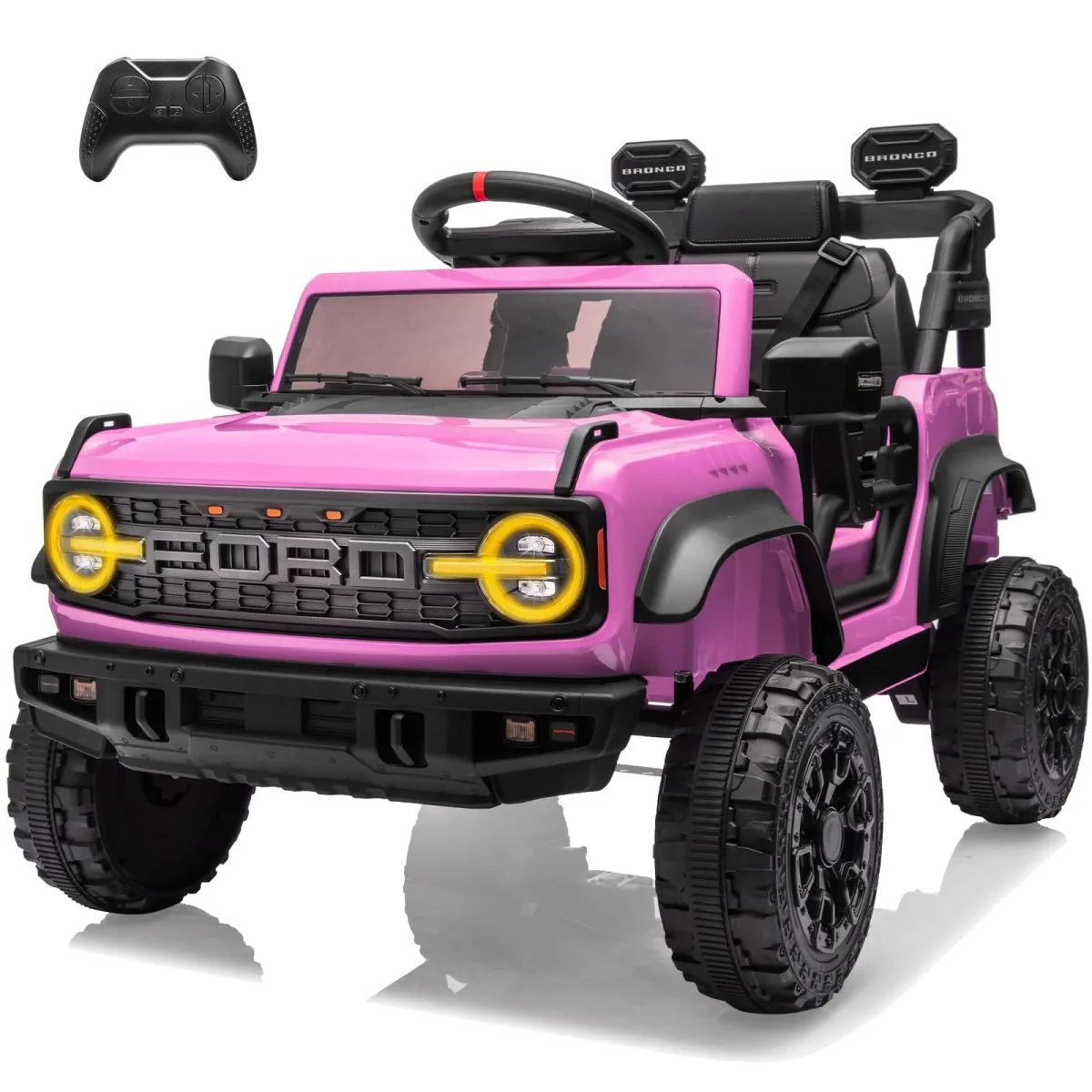 Carro Elétrico para Crianças Ford Bronco Raptor 12V – Controlo Remoto, LED, Bluetooth - Image 3