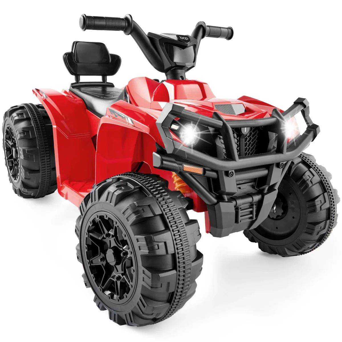 Quadriciclo Elétrico para Crianças 12V – Bluetooth, Luzes, 2,4 MPH (Vermelho) - Image 3
