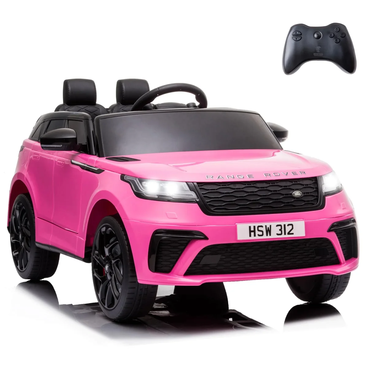 Carro Elétrico para Crianças Land Rover Velar 12V – Controlo Remoto, Música, LED