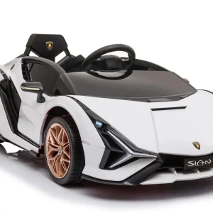 Carro Elétrico Infantil Licenciado Lamborghini Sian 6V com Comando à Distância e Portas Abríveis