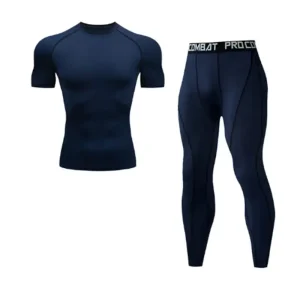 Fato de treino Fitness Masculino de Secagem Rápida e Respirável com Tecido Antissuor TAM - L