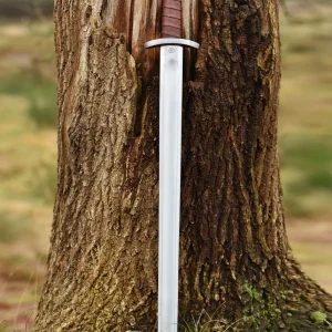 Viking zwaard met gelobde pommel, kort, bot (battle-ready)