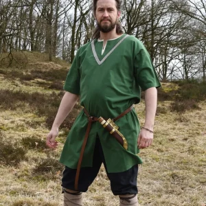 Birkatuniek Knut, korte mouwen, groen